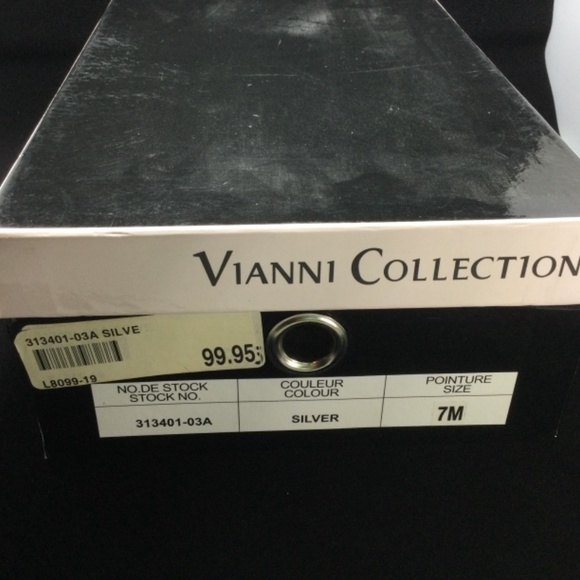 Silver Vianni collection heels size 7 - Picture 4 of 5